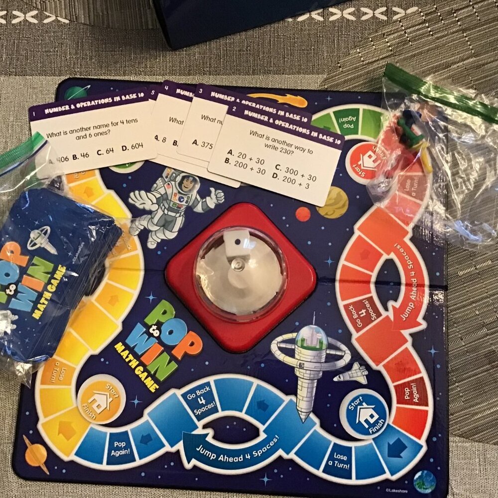 Lakeshore Pop-it Math learning Game--Grade 2--Homeschool Math - Picture 3 of 4